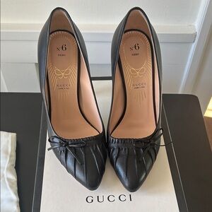 Gucci Nero Leather Heels for Women
